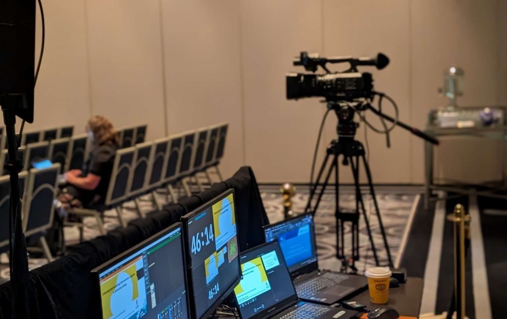 AI technican conference set up